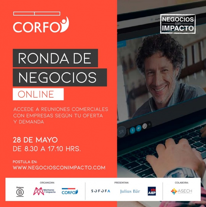 abiertas-postulaciones-para-participar-en-la-primera-rueda-de-negocios-con-impacto-100-virtual-en-chile RUEDA DE NEGOCIOS CORFO