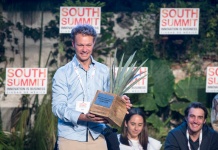 Alexander Theis de TINK, premio a la empresa mas escalable de SOUTH SUMMIT MEXICO 2018