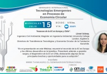 Seminario internacional Tecnologías Emergentes en procesos de Economía Circular