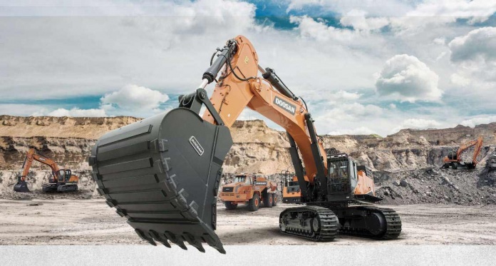 Con mayor capacidad, control y tecnología llega la nueva excavadora DX1000LC-7 de DOOSAN