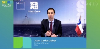 Ministro Jobet en el marco de la cumbre de energías limpias CEM12 / MI-6: “El 2050 es ahora, si no actuamos en esta década, no lograremos nuestros objetivos globales para la carbono neutralidad"