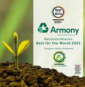 Armony entre las 28 Empresas B chilenas reconocidas «Best for the World» de América Latina y el Caribe Armony entre las 28 Empresas B chilenas reconocidas "Best for the World" de América Latina y el Caribe