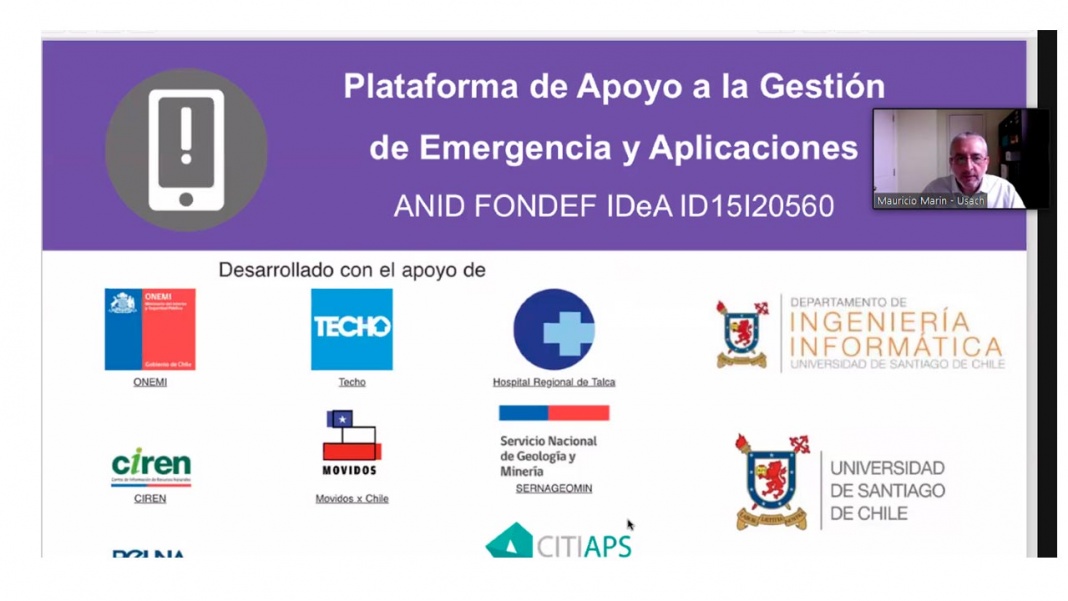 Citiaps cierra Fondef con exitosa transferencia tecnológica para la gestión de desastres naturales
