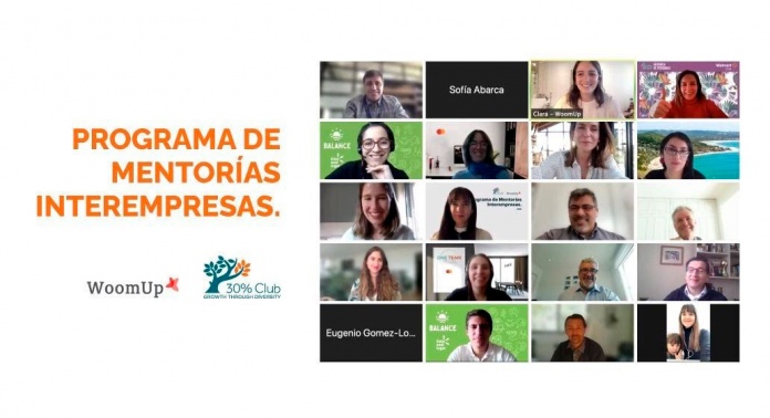 Club 30% Chile y WoomUp destacan importantes resultados en Programa de mentorías y convocan a más empresas a sumarse al desafío de promover la inclusión de género Club 30% Chile y WoomUp destacan importantes resultados en Programa de mentorías y convocan a más empresas a sumarse al desafío de promover la inclusión de género