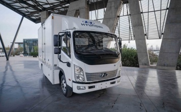 El primer camión eléctrico de Hyundai llegó a Chile para ser parte del Plan de Electrologística del Gobierno