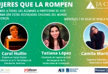 “MUJERES QUE LA ROMPEN” REUNIRÁ A CHILENAS DESTACADAS EN STEM