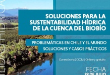 congreso virtual y gratuito “Soluciones para la sustentabilidad hídrica de la cuenca del Biobío”