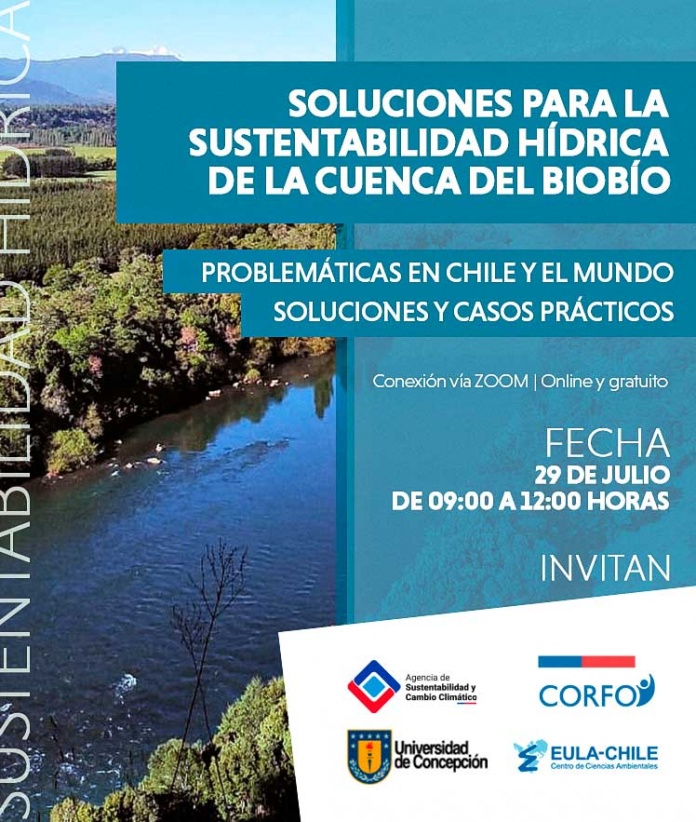 congreso virtual y gratuito “Soluciones para la sustentabilidad hídrica de la cuenca del Biobío”