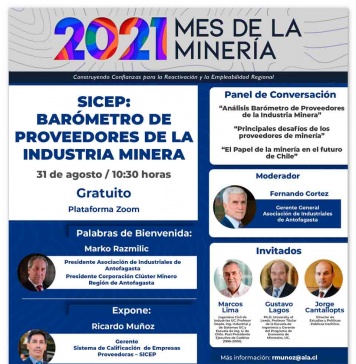 AIA finaliza Mes de la Minería con la presentación del Primer Barómetro de Proveedores de la Industria Minera