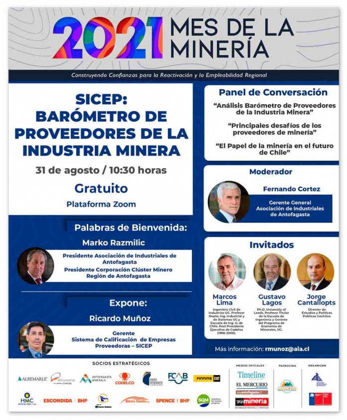 AIA finaliza Mes de la Minería con la presentación del Primer Barómetro de Proveedores de la Industria Minera