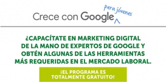 Hasta el 20 de octubre se extiende convocatoria “Crece con Google para Jóvenes”