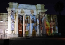 Espectáculo audiovisual iluminó el Museo Nacional de Historia Natural en el comienzo del Festival de la Ciencia 2021