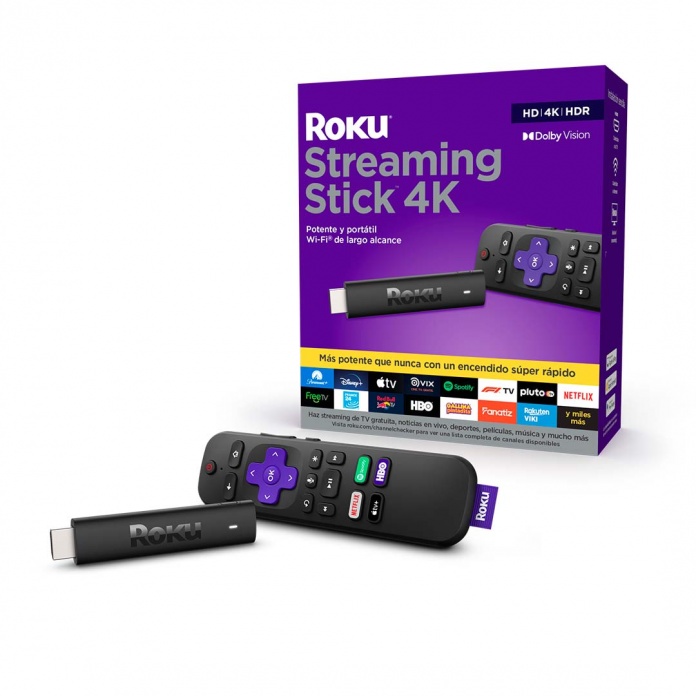 Lanzan el nuevo Roku Streaming Stick 4K en Chile Roku Streaming Stick 4K proporciona streaming potente y portátil con un amplio rango de Wi-Fi