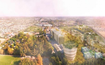 Estudio de Arquitectura Archmotion presenta propuesta de renovación en terreno industrial de 30 hectáreas de la antigua planta Iansa en Linares