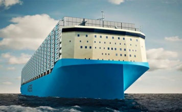 Maersk presenta diseño de ocho buques portacontenedores carbono neutral