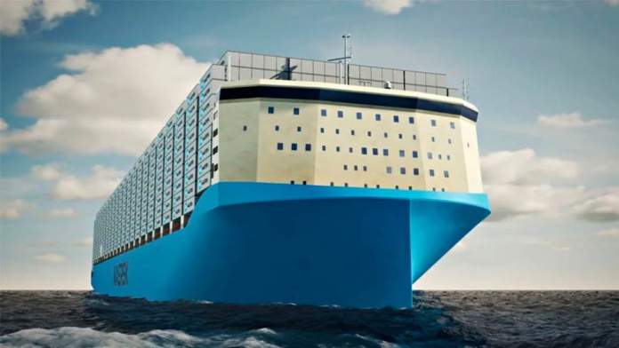 Maersk presenta diseño de ocho buques portacontenedores carbono neutral