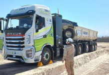 SQM y Andes Motor finalizan exitoso piloto del primer tracto camión Maxus eléctrico para la minería en Chile