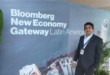 Emprendedor de energías renovables representó a Chile en importante evento de Bloomberg Cleanlight