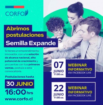 Corfo abre convocatoria para apoyar el despegue comercial de emprendedores y emprendedoras