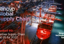 Lenovo - Top 25 cadena de suministro global de Gartner