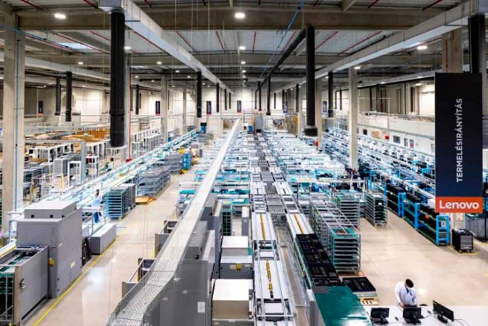 Lenovo abre oficialmente la primera planta de fabricación interna europea en Ullo, Hungría