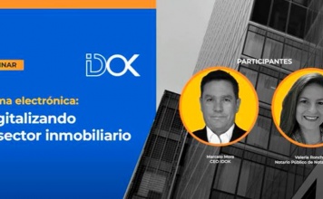 Webinar abordó el uso de la firma digital electrónica en el mundo inmobiliario