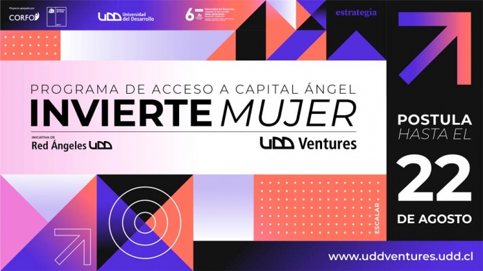 UDD Ventures lanza convocatoria del programa “Invierte Mujer