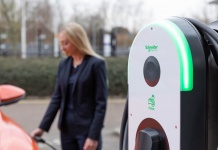 cargador inteligente de vehículos eléctricos