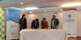 CFT de Los Ríos firmó convenio con AVA Los Ríos para contribuir a mejorar competitividad de la industria de alimentos