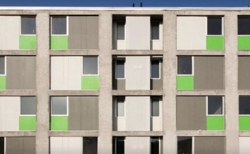 Construcción I+D y con estilo Fibrocementos con colores son las opciones para fachadas e interiores ventilados