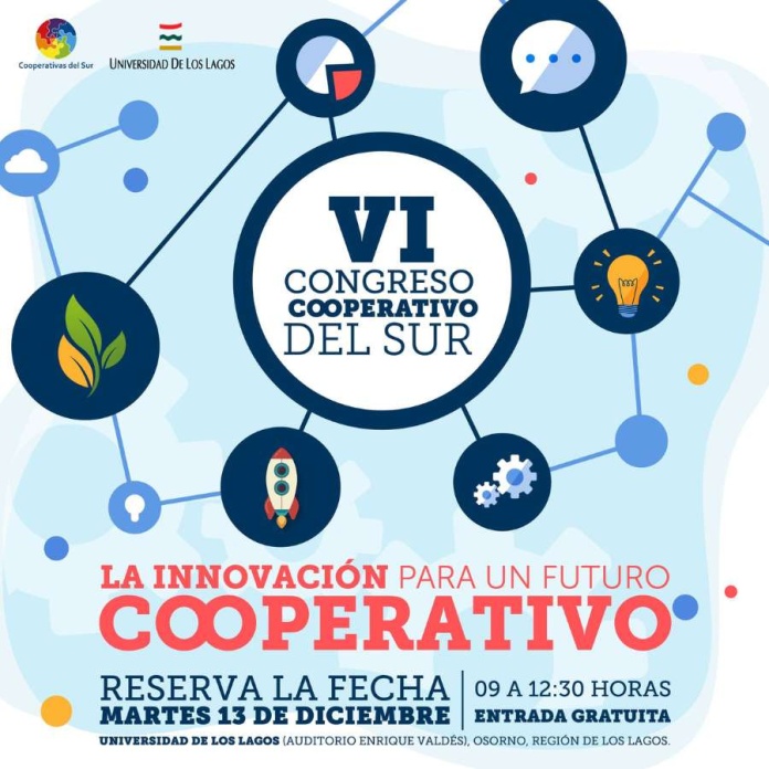 Invitan a participar del VI Congreso Cooperativo del Sur