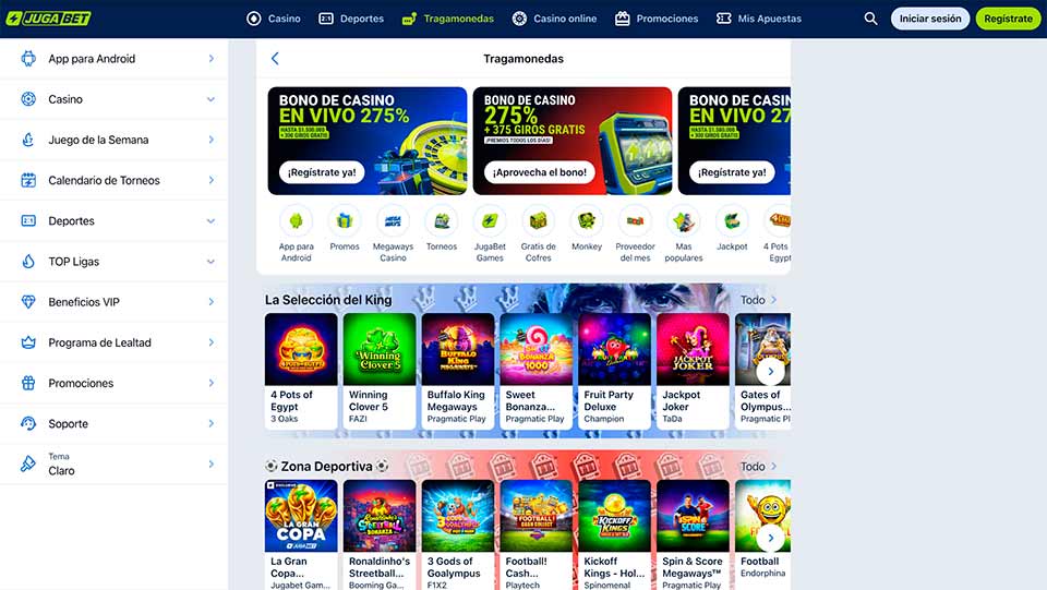 JugaBet: bono de bienvenida más alto en CLP