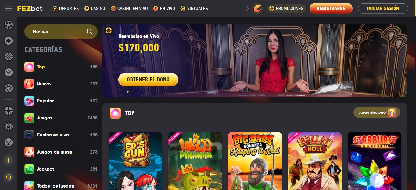 Fezbet casino. Los mejores casinos en Chile online en 2023