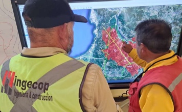 Ingecop, colabora en los incendios forestales del sur de Chile