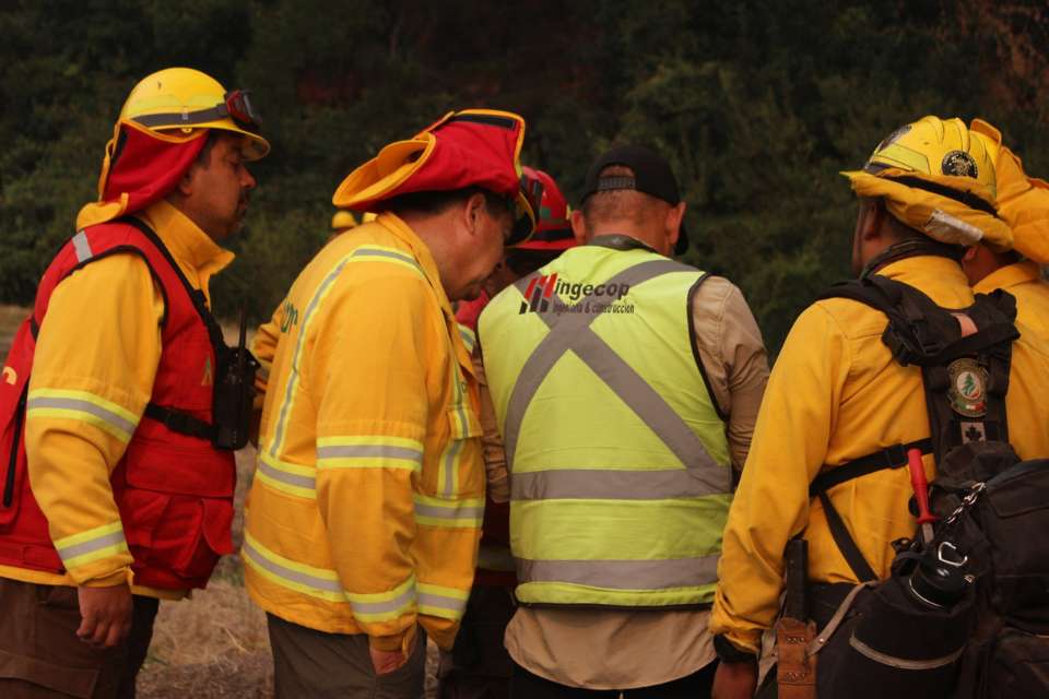Ingecop, colabora en los incendios forestales del sur de Chile (15)