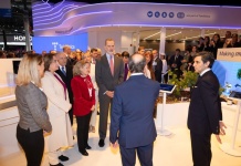 Mobile World Congress Rey Don Felipe de España y Presidente del Grupo Telefónica inauguran feria y Movistar Chile dice presente por décimo año