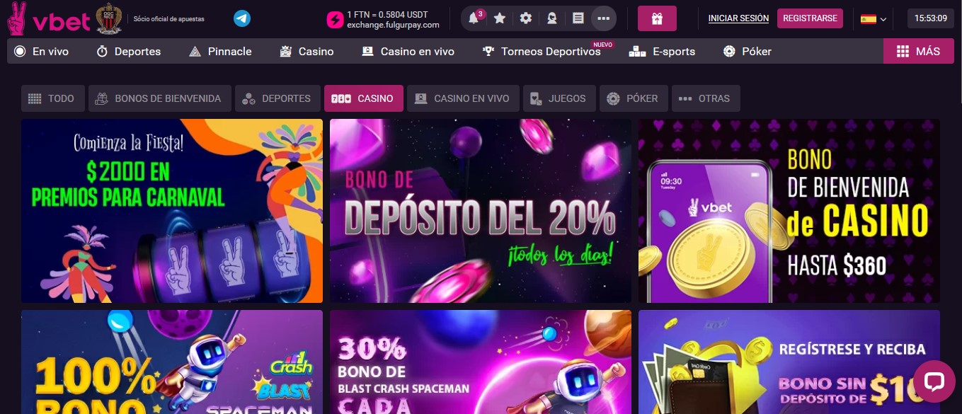 Vbet casino. Los mejores casinos en Chile online en 2023