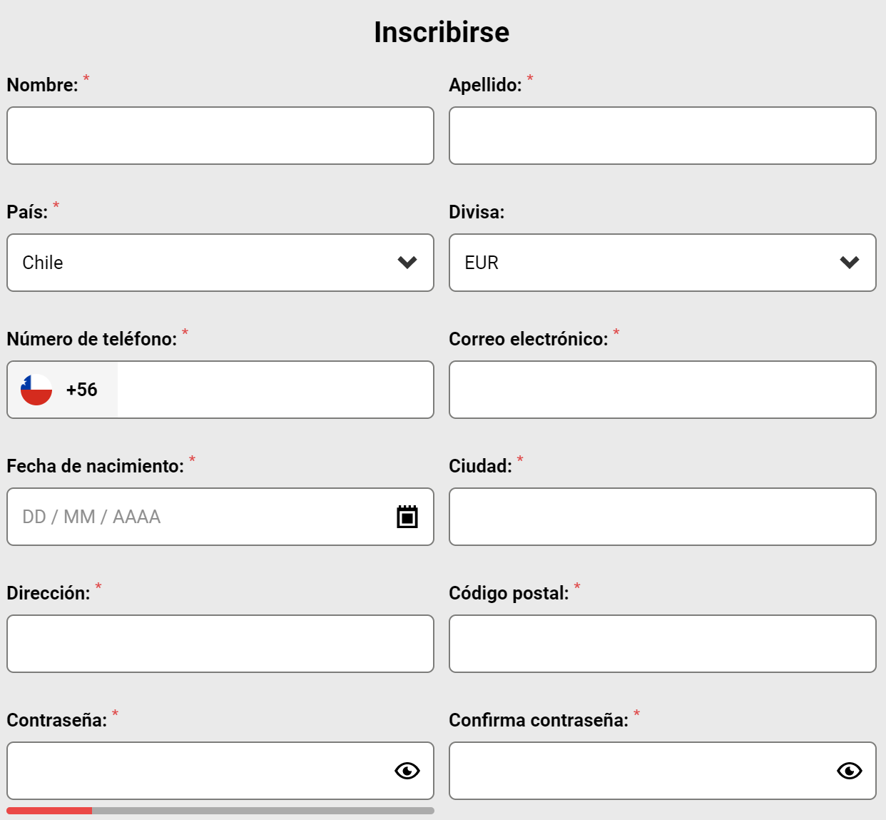 Cómo registrarse en Unique Casino