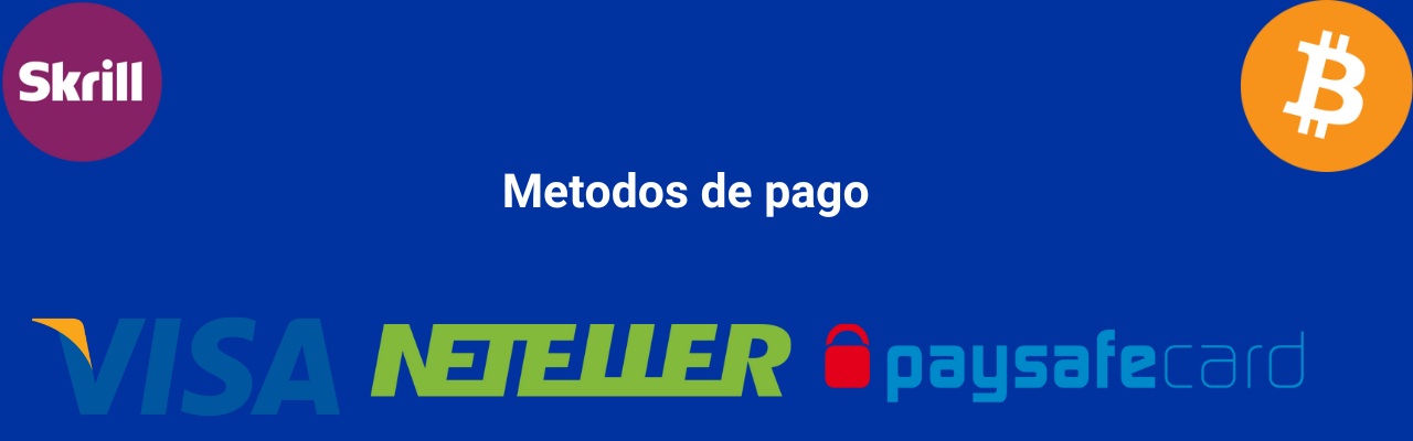 Metodos de pago casinos online