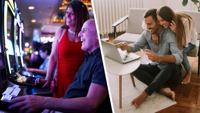 Comparación entre casinos reales y casinos en línea, casinos online.