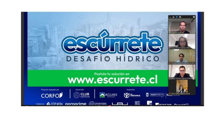 Desafío hídrico Escúrrete Club de Innovación busca optimizar el consumo de agua en la región Metropolitana Desafío hídrico Escúrrete: Club de Innovación busca optimizar el consumo de agua en la región Metropolitana