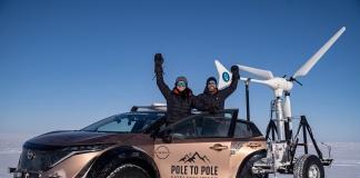 El viaje ha comenzado inicia la épica expedición de vehículos eléctricos de Polo a Polo