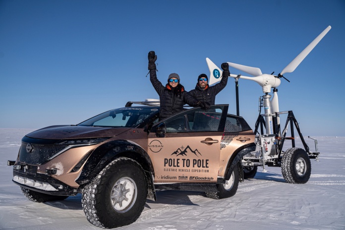 El viaje ha comenzado inicia la épica expedición de vehículos eléctricos de Polo a Polo