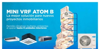 Mini VRF Atom-B de Midea Carrier es ideal para climatizar casas y pequeños comercios