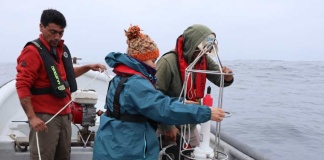 Parte del equipo del proyecto ECLIPSE-ANILLO del Centro Científico CEAZA participa en la versión XLII del Congreso de Ciencias del Mar, organizado por la Sociedad Chilena de Ciencias del Mar, Intesal y la Universidad de Los Lagos. En la oportunidad, profesionales del área oceanográfica presentan resultados de la investigación en la química marina del CO2 y consecuencias ecosistémicas y para la gobernanza de la Reserva Marina Isla Chañaral.