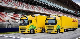 DHL lleva la logística ecológica a un nuevo nivel junto con Fórmula 1®, con la primera flota de camiones propulsada por biocombustible