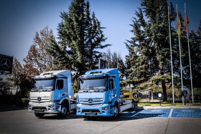 Hito a nivel mundial: Chile se convierte en el primer mercado en Latinoamérica en recibir camiones eléctricos Mercedes-Benz