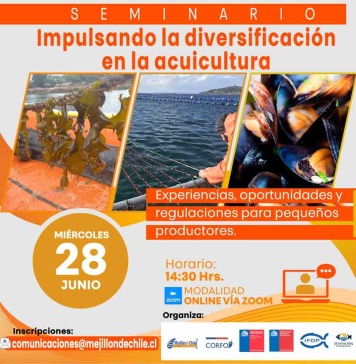 Invitan a Seminario sobre Diversificación Acuícola Invitan a Seminario sobre Diversificación Acuícola