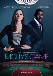 Molly’s Game pelicula. juegos de azar