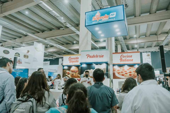 Atractiva presentación del Centro de Experiencias de Soprole Food Professionals en la más importante feria de la industria alimentaria